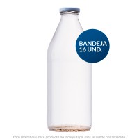 BANDEJA 16 UND. FRASCO JUGO 1000cc 